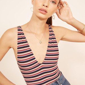 Reformation - Turks Bodysuit - Hollywood Stripe